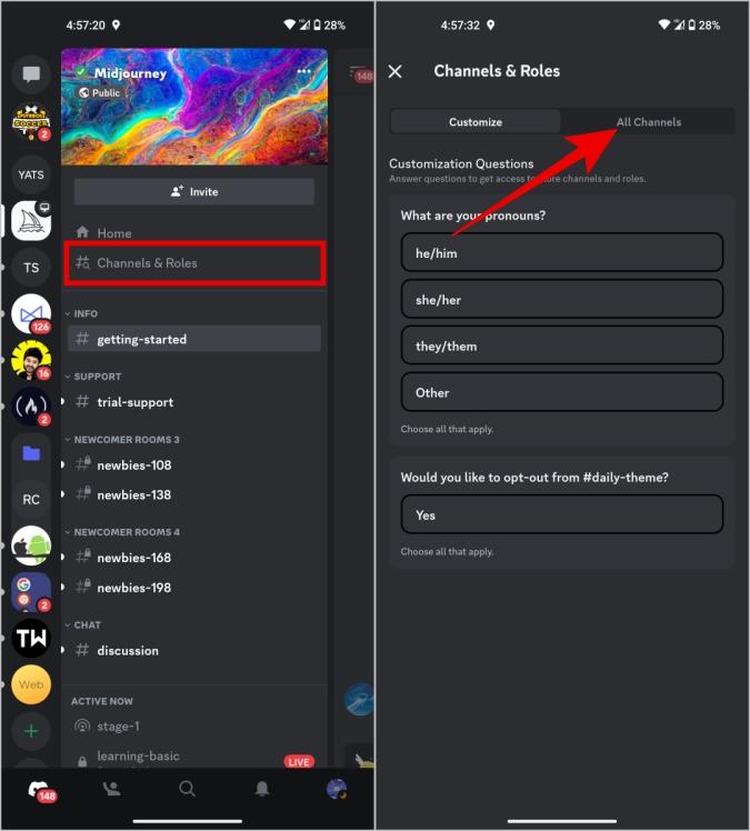 Discordサーバーのサイドバーでチャンネルを非表示にする方法