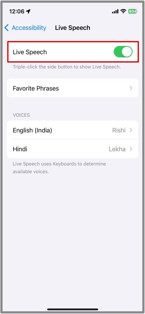iPhone でパーソナルボイスを設定して使用する方法