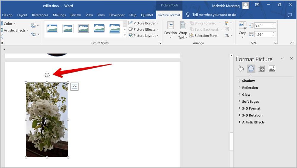 Word 文書で画像やスクリーンショットを編集する 15 のヒント