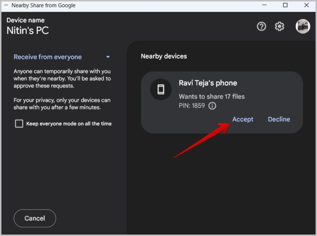 Android と Windows PC 間でフォルダーを共有する方法