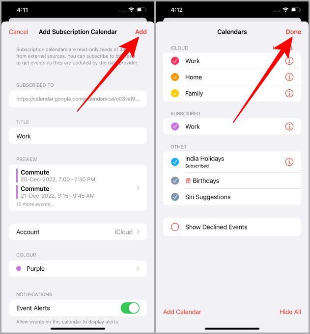 iPhoneにGoogleカレンダーを追加する3つの方法