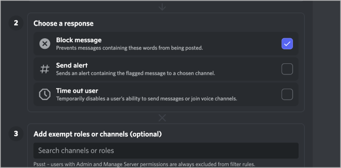 Discord でコンテンツモデレーションを設定して単語をブロックする方法
