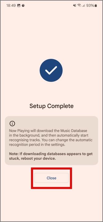 Samsung Galaxy スマートフォンで Now Playing を使用する方法
