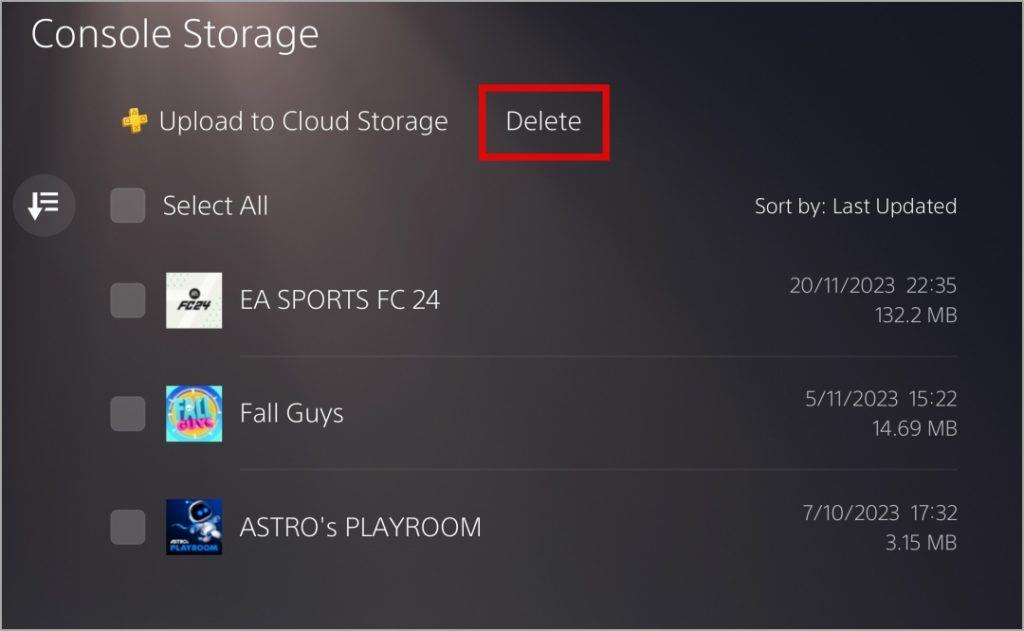 PS5 からゲームを削除するとどうなるか