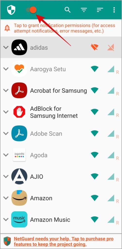 Samsung Galaxy Phone で特定のアプリのモバイル データまたは Wi-Fi アクセスをオフにする方法