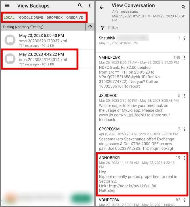 Android からテキスト メッセージを保存およびエクスポートする方法