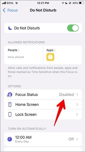 iPhoneのフォーカスステータスとは何ですか、そしてそれをオフにする方法