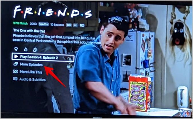 Netflix でシーズンやエピソードを変更する方法