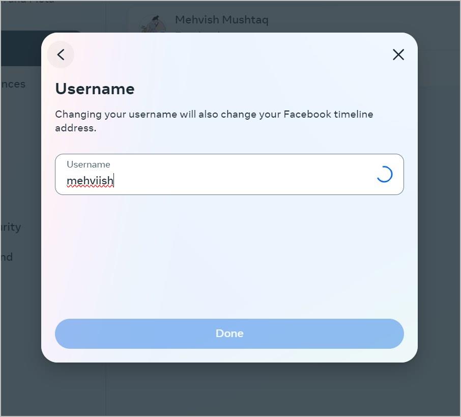 モバイルおよびウェブサイトで Facebook ユーザー名を検索または変更する方法
