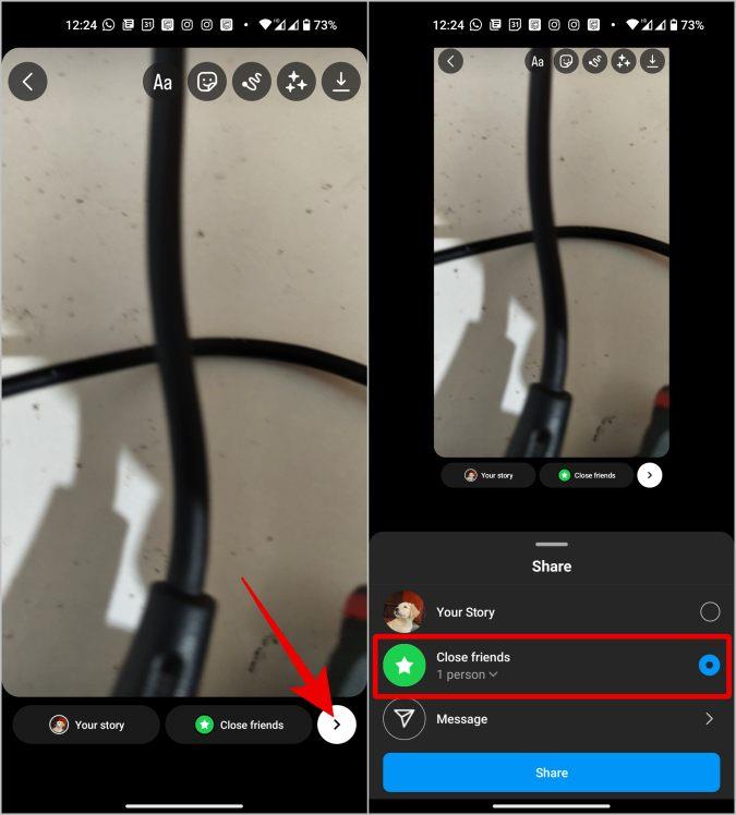Instagramストーリーでの返信を停止する方法