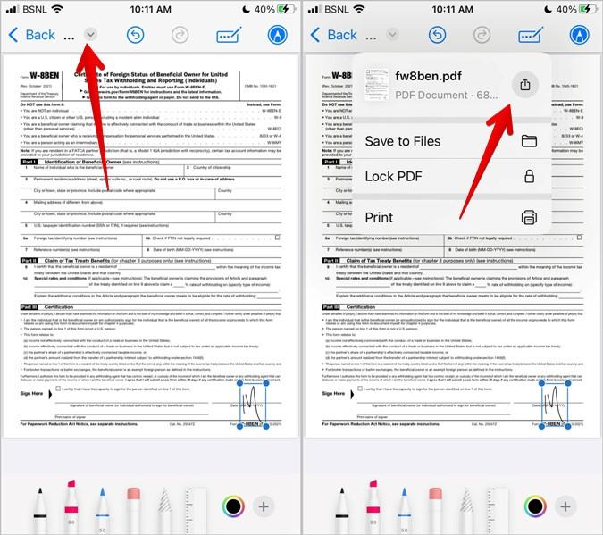 Android および iPhone の WhatsApp で書類に署名する方法