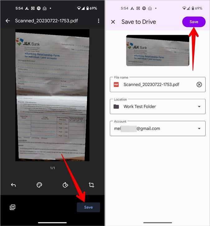 Android スマートフォンでドキュメントをスキャンして電子メールで送信する 2 つの方法