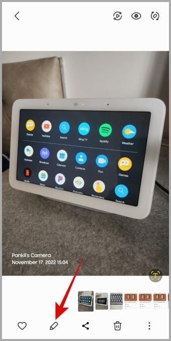 Samsung Galaxy スマートフォンで写真にウォーターマークを使用する方法