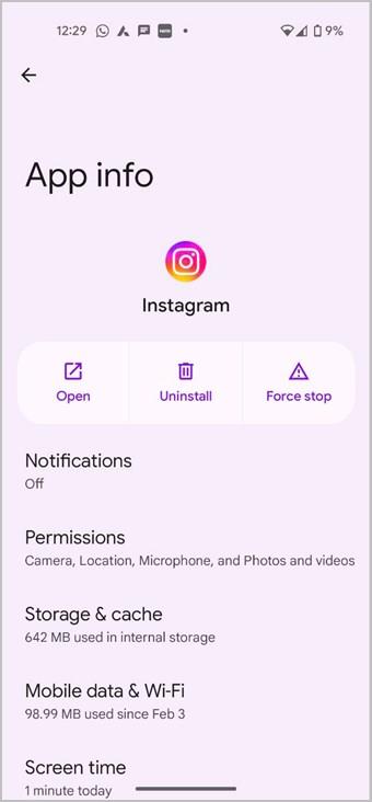 Instagram からログアウトするとどうなるか