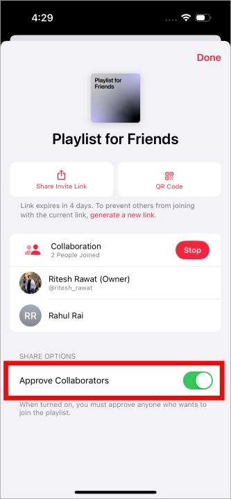 Apple Musicでコラボプレイリストを作成する方法