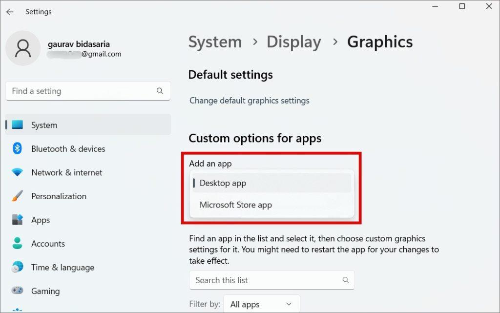 Windows 11でデフォルトのグラフィックカードを設定する2つの方法