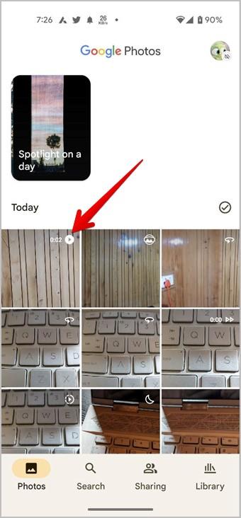 Google フォトのさまざまな記号やアイコンの意味