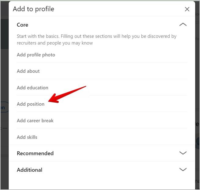 LinkedIn でエクスペリエンスを追加、編集、並べ替え、または削除する方法