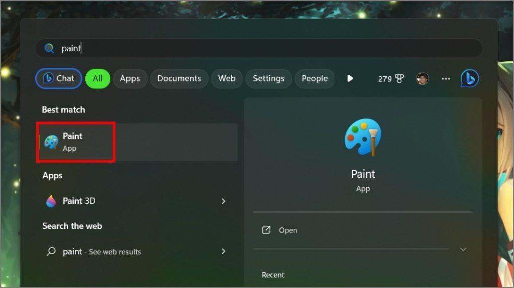 Windows 11 のペイントで AI 画像を作成する方法
