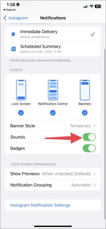 Instagramの通知音が機能しない問題を解決する7つの方法