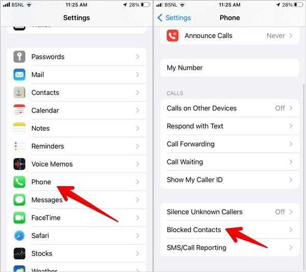 Android および iPhone で番号をブロックするとどうなるか