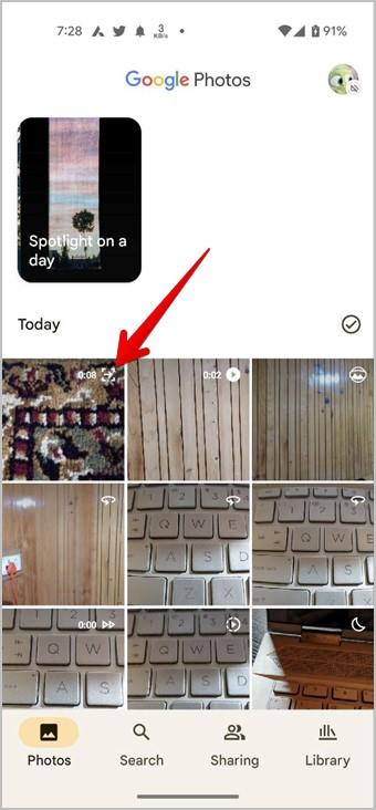 Google フォトのさまざまな記号やアイコンの意味