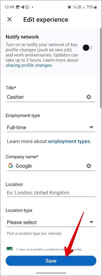 LinkedIn でエクスペリエンスを追加、編集、並べ替え、または削除する方法