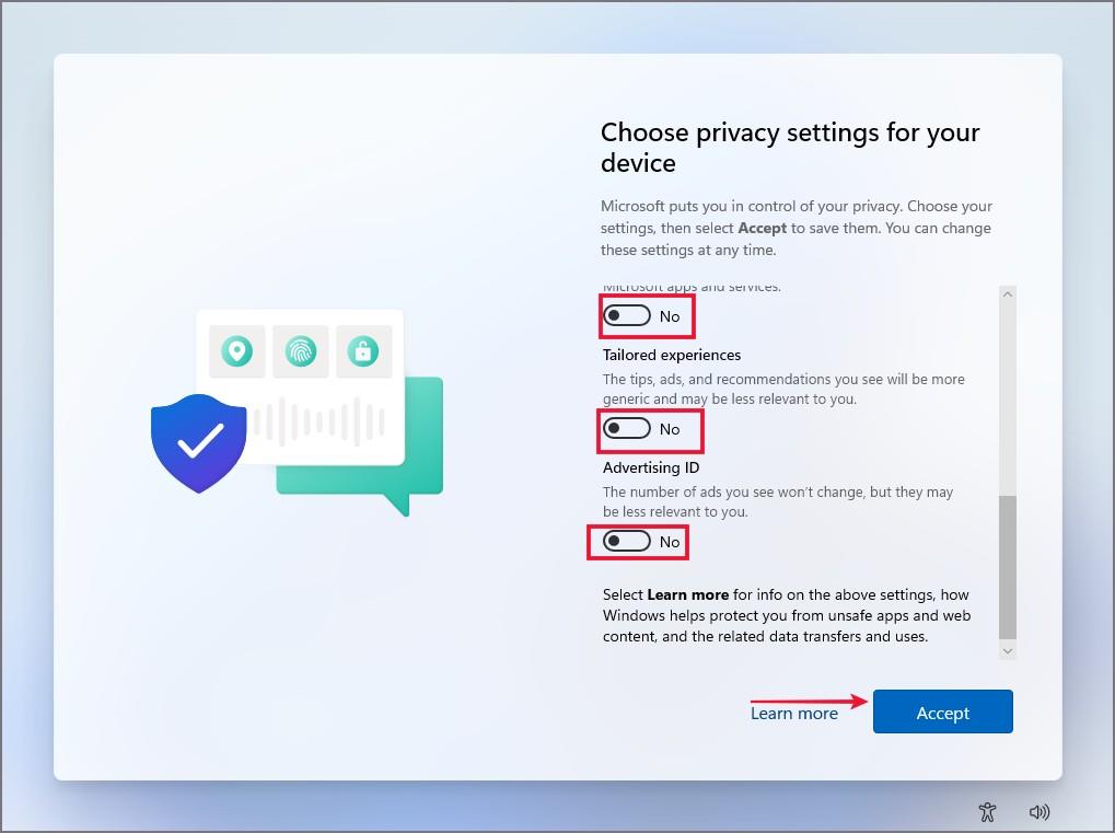 Windows 11のセットアップ中にMicrosoftアカウントをバイパスする方法
