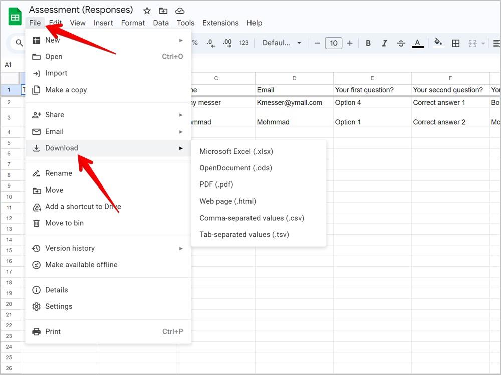 Google フォームの回答を PDF として無料でダウンロードする 5 つの方法