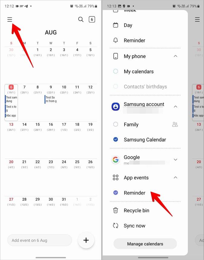 Samsung カレンダーを Google カレンダーに、またはその逆に同期する方法