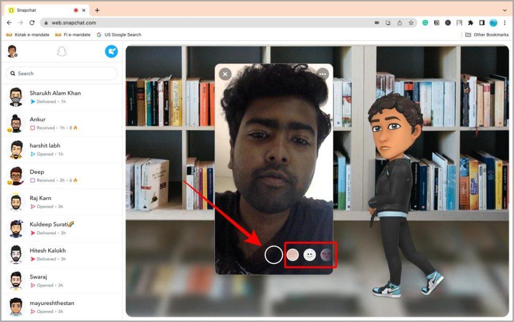 Web で Snapchat を使用する方法 (PC および Mac)
