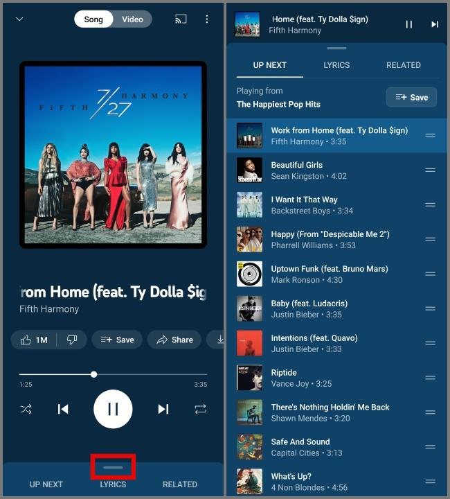 YouTube Music の記号とアイコンの意味
