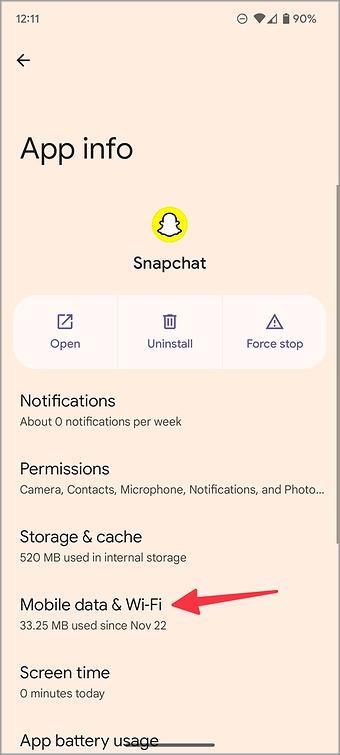 モバイルデータでSnapchatが機能しない問題を解決する9つの方法