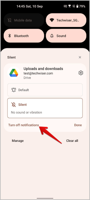 Android で永続的な通知を非表示にする方法