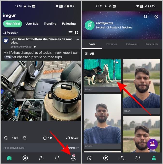 パソコンと携帯電話で Imgur リンクを取得する方法