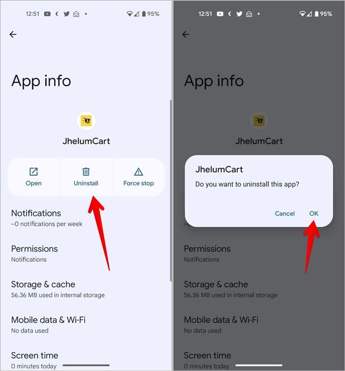 Android または iOS でアプリを再インストールするとどうなるか