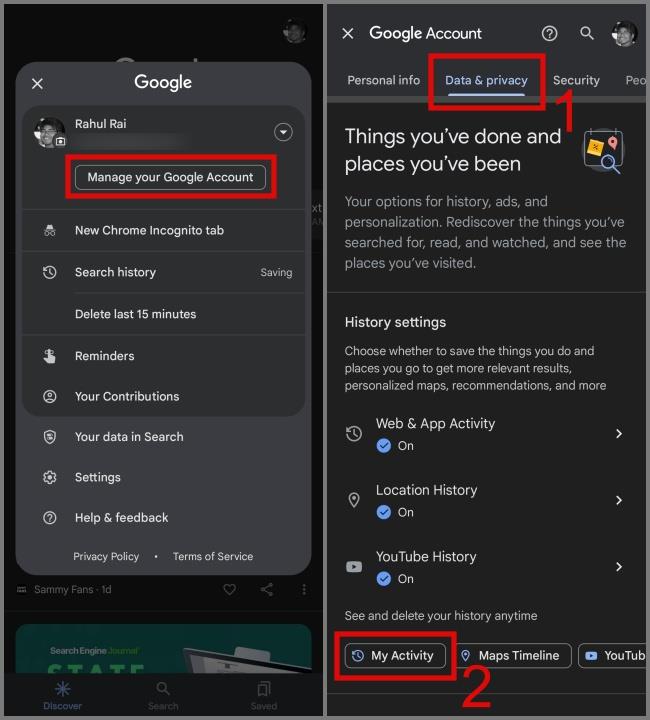 すべての Google アクティビティにアクセスして削除する方法
