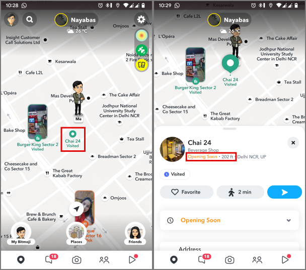 Snapchatでスナップマップを使用する方法