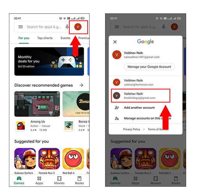 Android で Google Play ウォレットのアプリ内購入を変更する方法