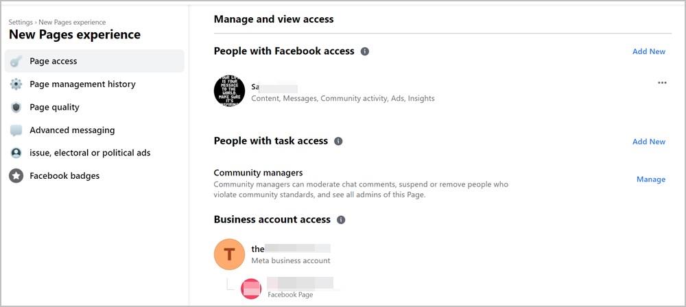 Facebook の新しいページ エクスペリエンスと従来のページ: 違いは何ですか