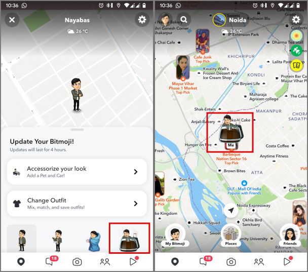 Snapchatでスナップマップを使用する方法