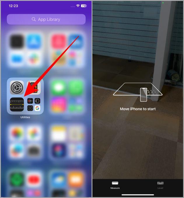 測定アプリを使ってiPhoneで測定する方法