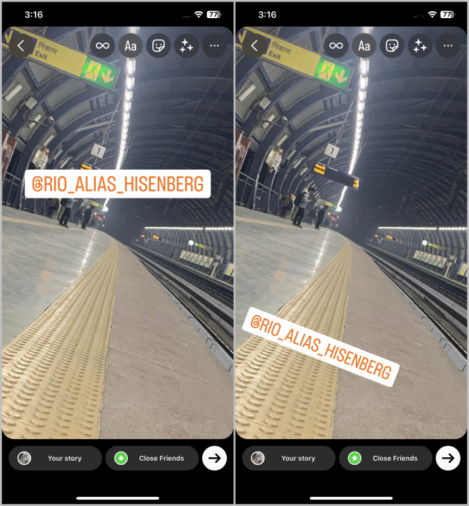 Instagram ストーリーで誰かにメンションする 5 つの方法
