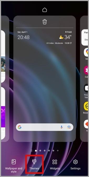 Samsung Galaxy 携帯電話のテーマを変更する方法