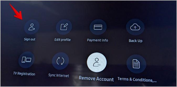 携帯電話やテレビで Samsung アカウントからサインアウトする方法