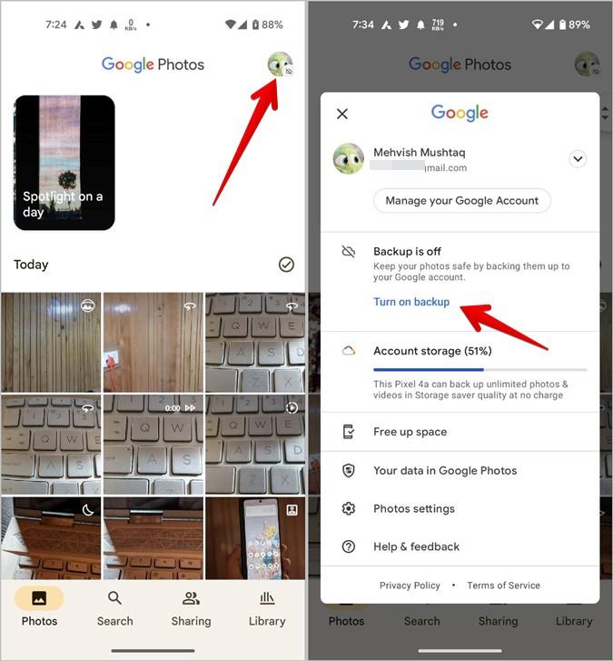 Google フォトのさまざまな記号やアイコンの意味