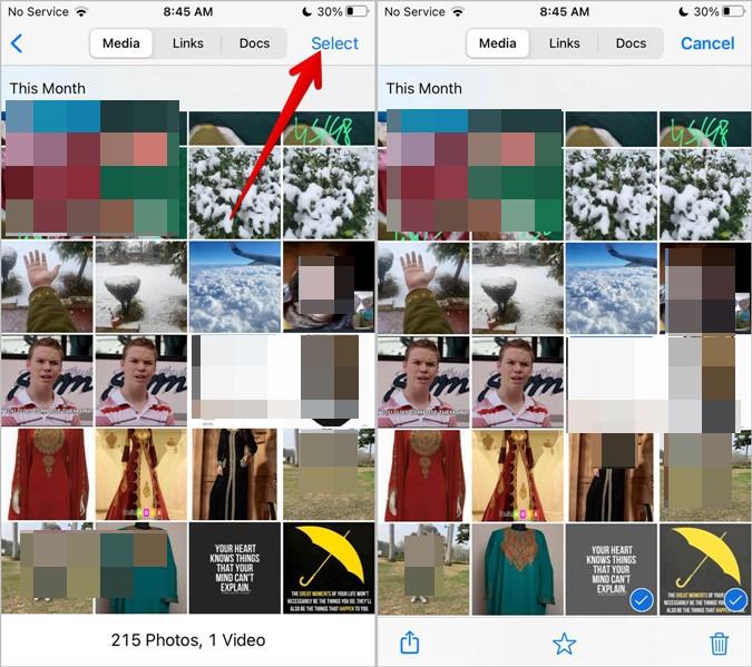 WhatsAppから複数の写真やビデオをダウンロードする方法