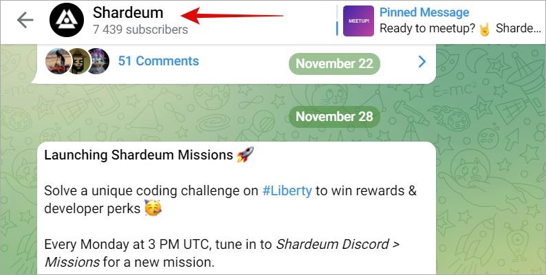 Telegram プロファイル、グループ、チャネル、メッセージ リンクをコピーする方法