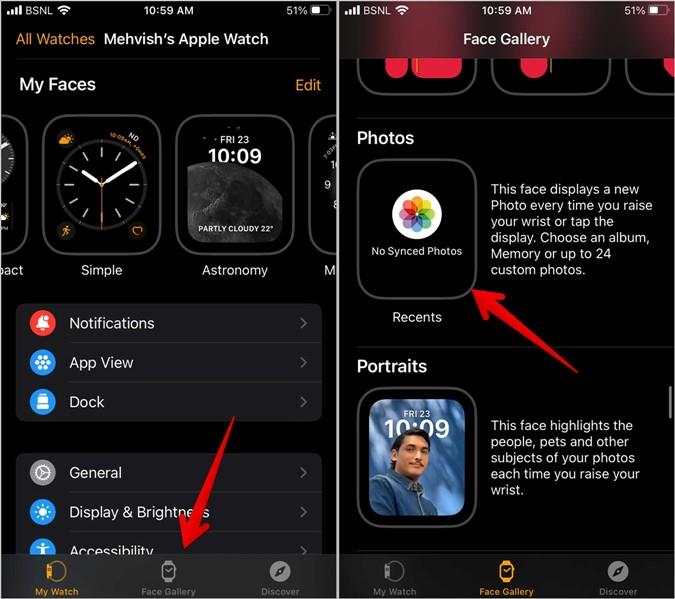 Apple Watch Faceに複数の写真を配置する方法