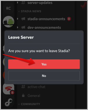 デスクトップとモバイルの Discord でサーバーを退会または削除する方法